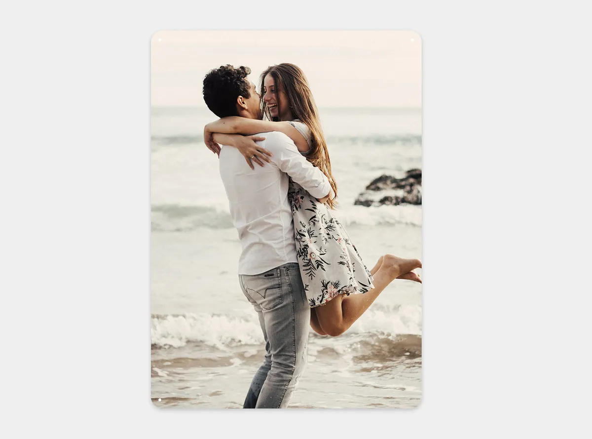 Magnettafel mit Foto zur Hochzeit personalisieren