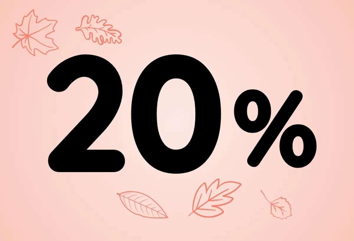 20% from €0