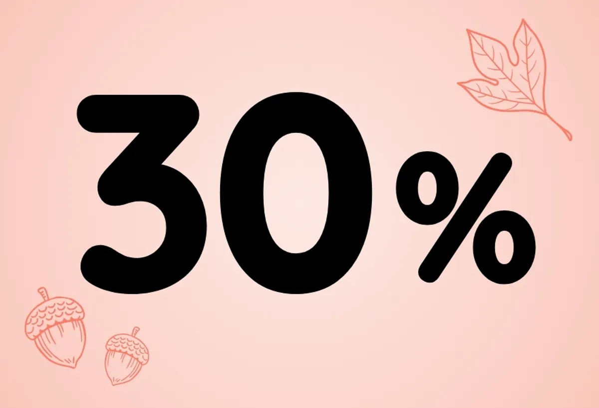 30 per cent